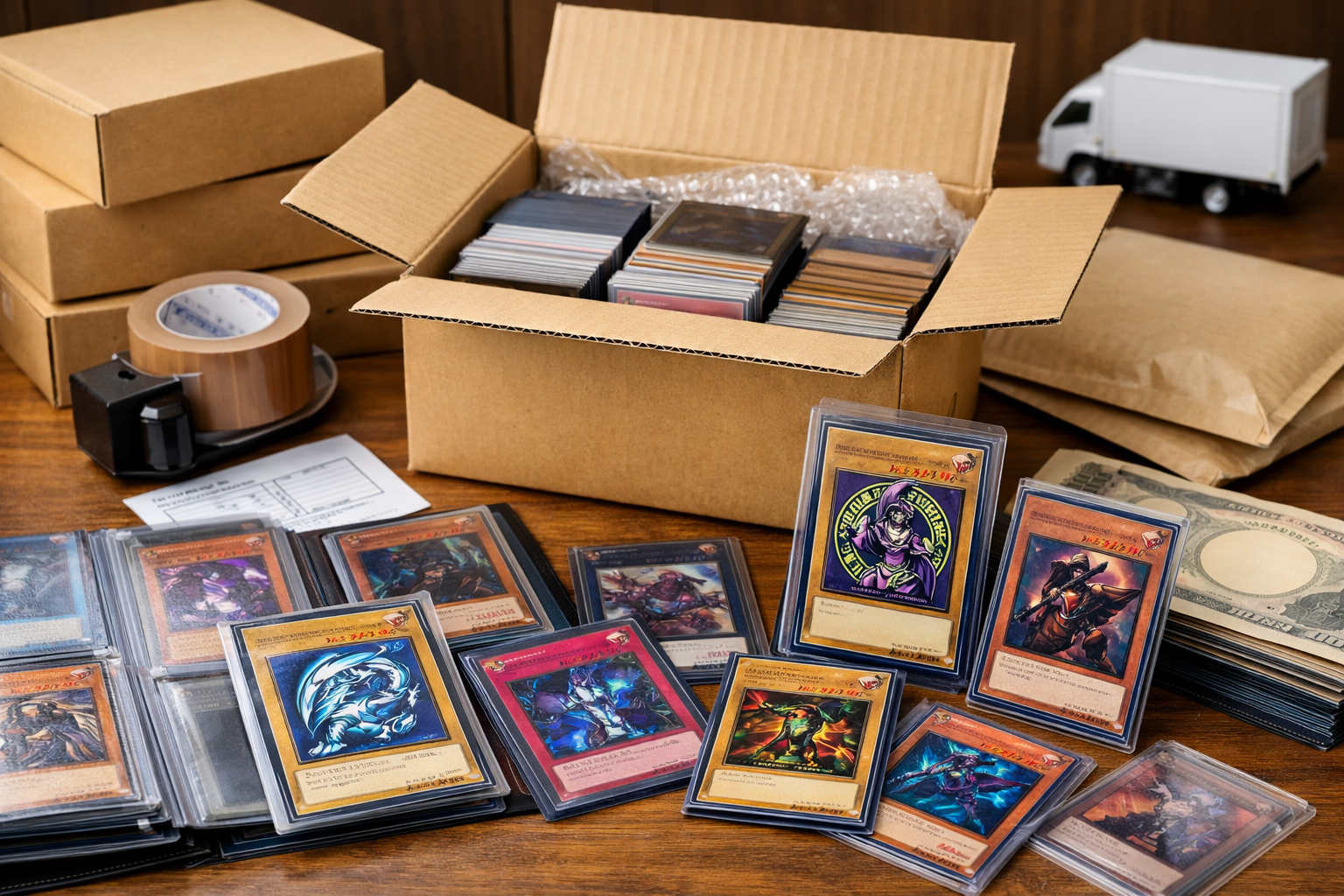 遊戯王カード買取おすすめ5選|箱に詰めて送るだけで高価買取