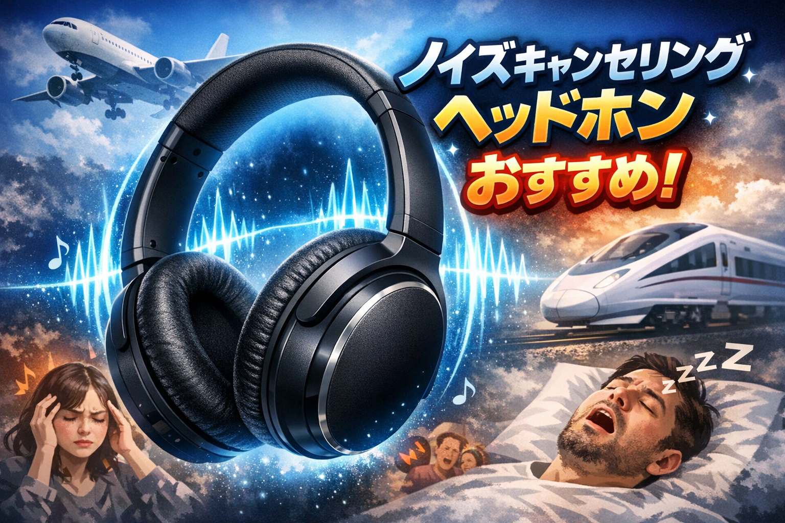 【2026年最新】ノイズキャンセリングヘッドホンおすすめランキング5選｜通勤・在宅ワークに人気のANCヘッドホンを徹底比較
