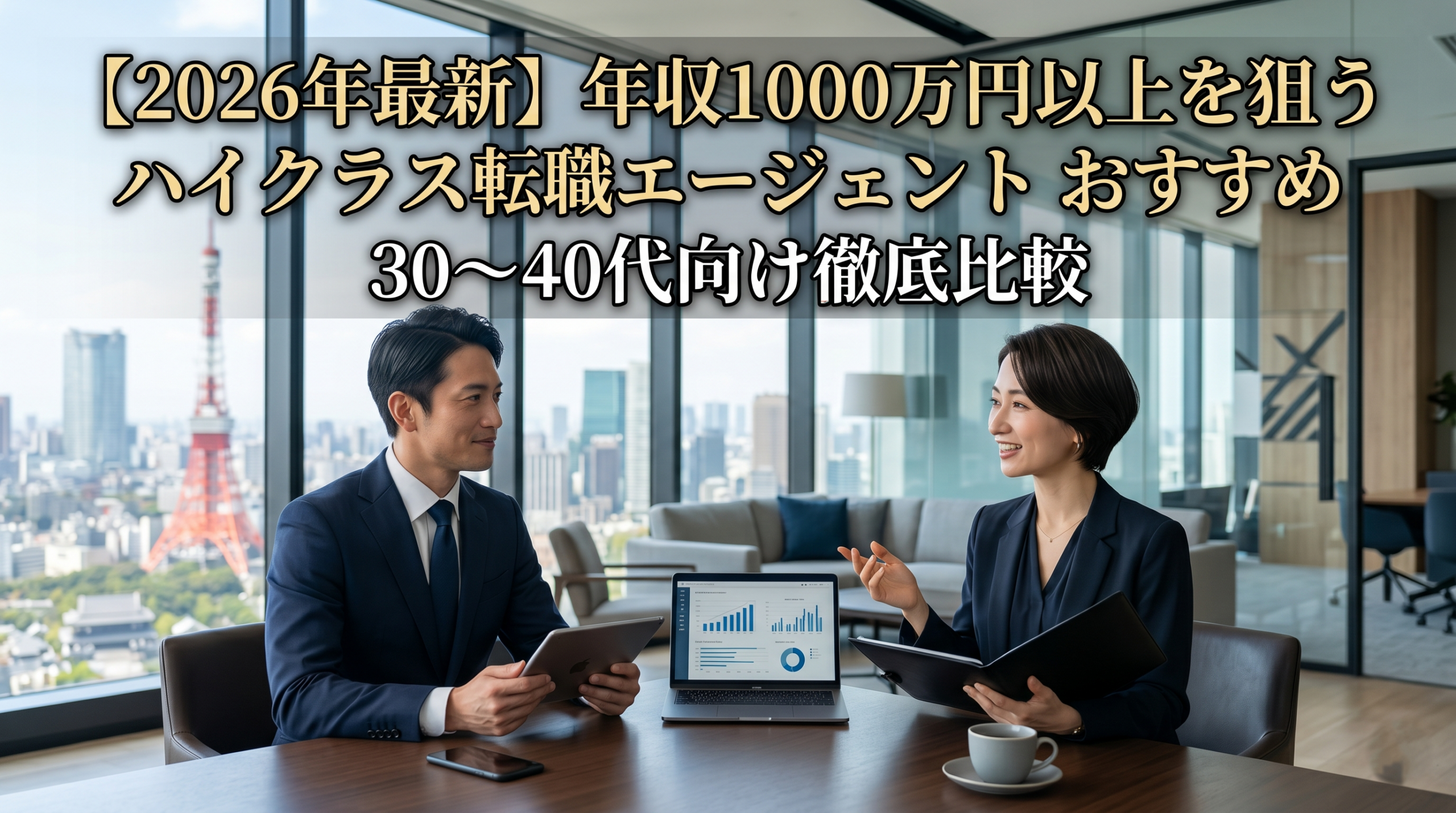 【2026年最新】年収1000万円以上を狙うハイクラス転職エージェントおすすめ5選｜30〜40代向け徹底比較